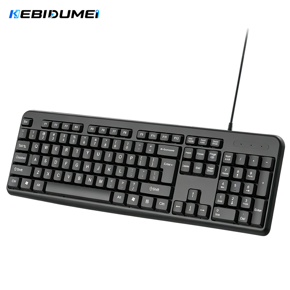 Keyboard Gaming Mac - لوحة مفاتيح KEBIDUMEI سلكية بمنفذ USB،