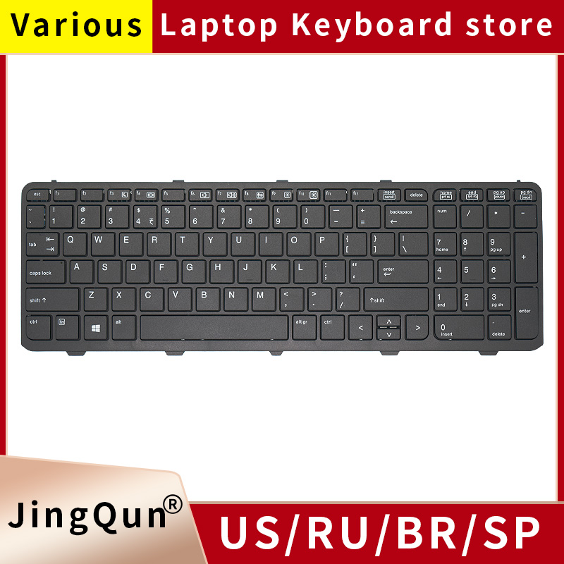 Gaming Keyboard Hp - لوحة مفاتيح SP/US/روسية جديدة لأجهزة HP