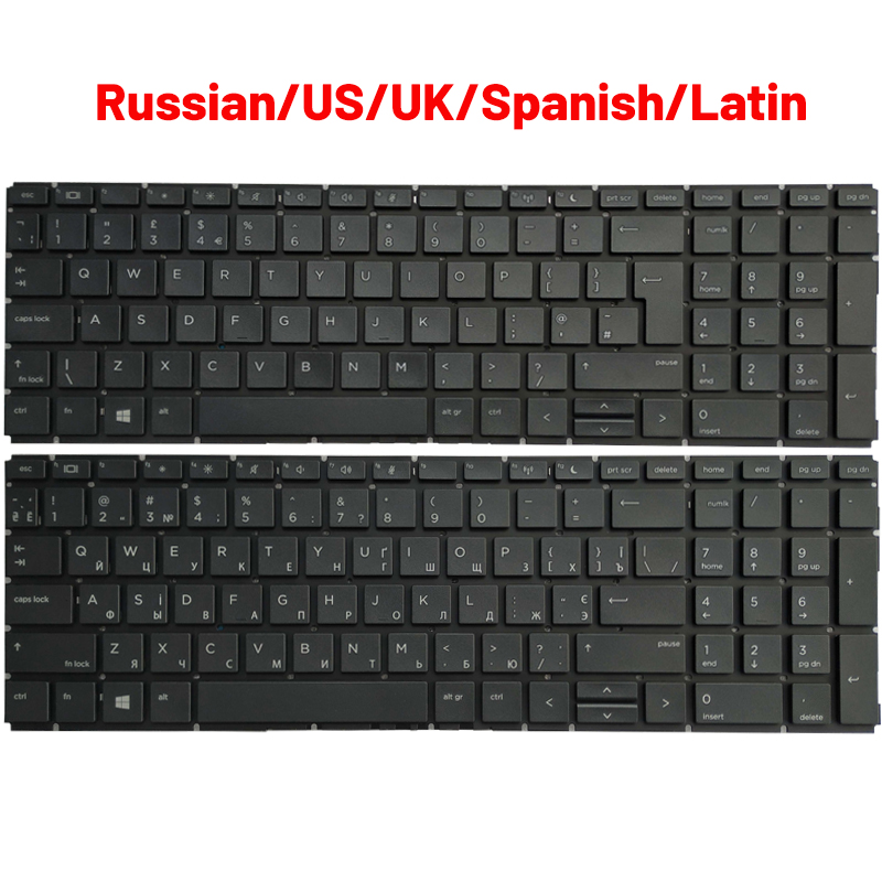 Gaming Keyboard Hp - جديد الروسية/الولايات المتحدة/المملكة المتحدة/الإسبانية/اللاتينية لوحة مفاتيح