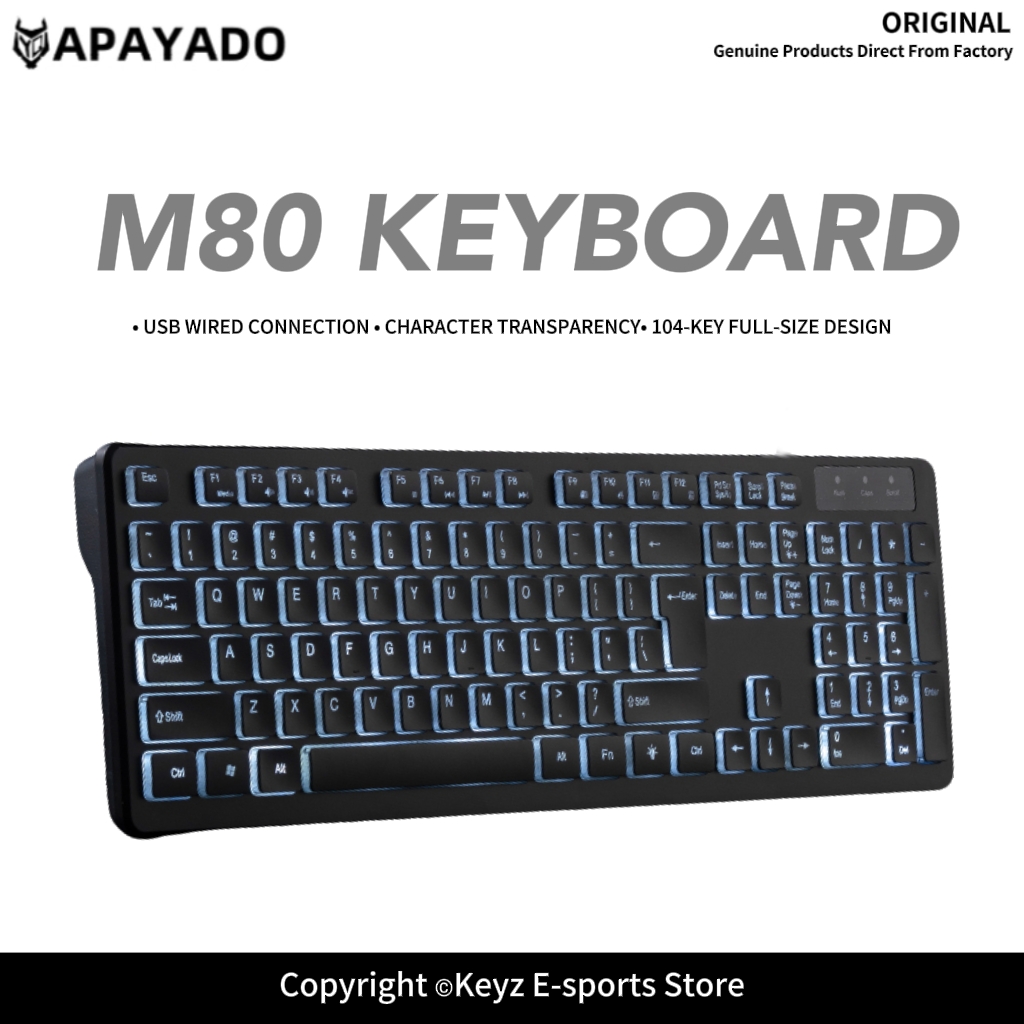 Keyboard Gaming Mac - لوحة مفاتيح ألعاب سلكية USB فائقة