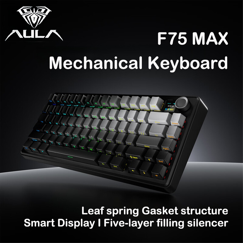Keyboard Gaming Mac - لوحة مفاتيح ميكانيكية AULA F75 MAX