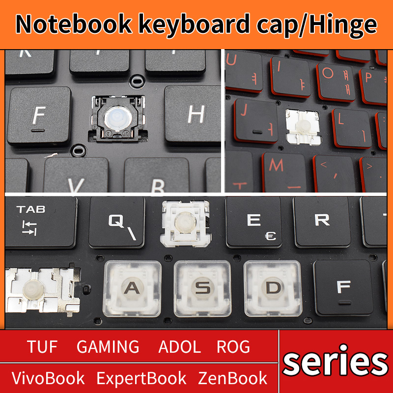 Gaming Keyboard Hp - استبدال Keycap مفتاح غطاء المطاط مقص