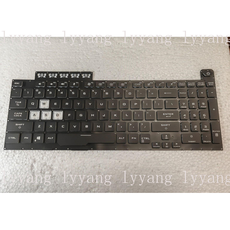 Gaming Keyboard Asus - لوحة مفاتيح بإضاءة خلفية لأجهزة ASUS