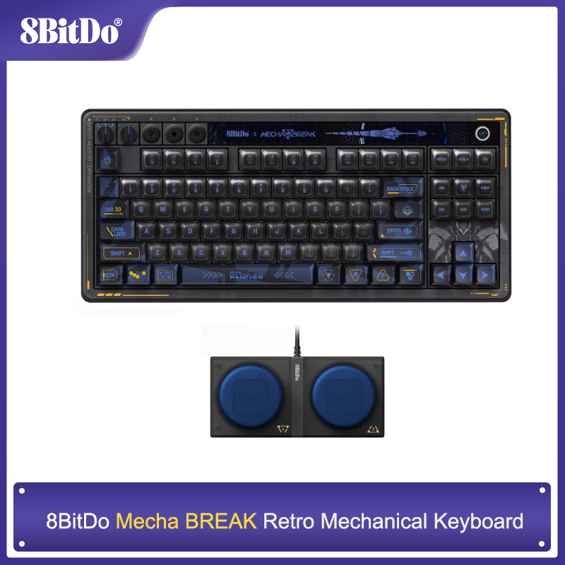 Gaming Keyboard Bluetooth - لوحة مفاتيح ميكانيكية 8BitDo Retro 87