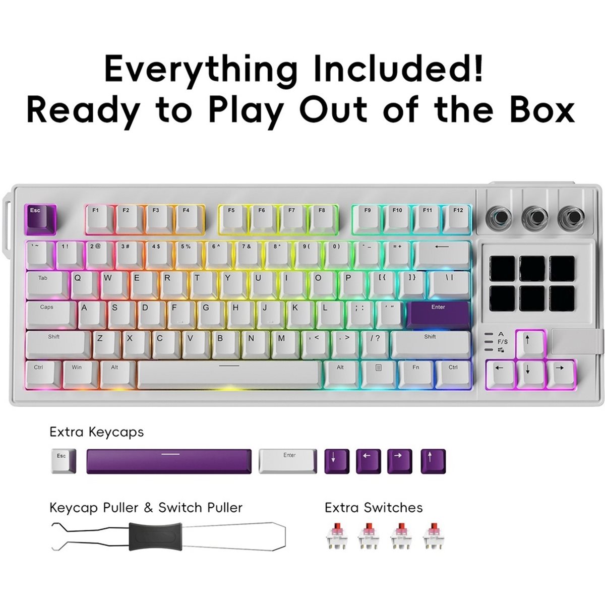 تحديث. لوحة مفاتيح ميكانيكية م - مراجعة Gaming Keyboard Ergonomics وسعره