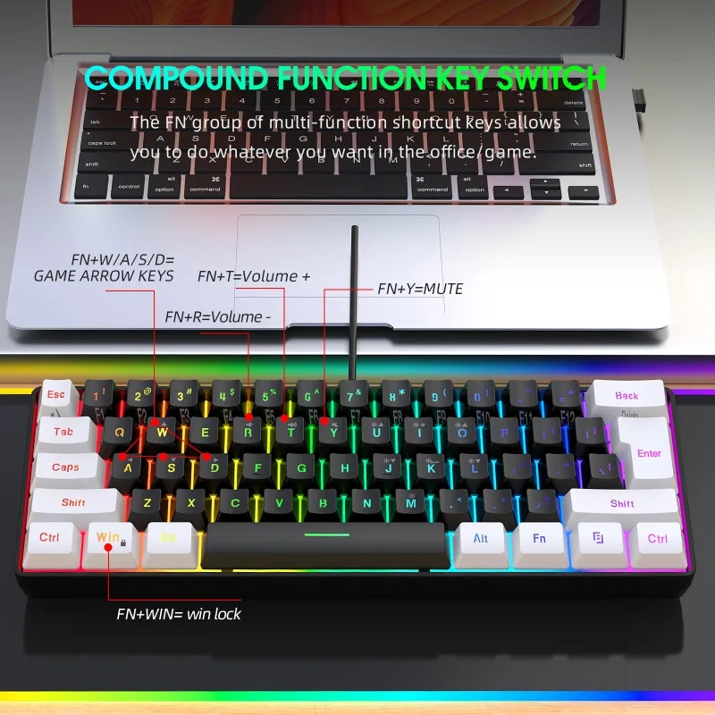 طقم لوحة مفاتيح وماوس للألعاب  - مراجعة Gaming Keyboard Ergonomics وسعره