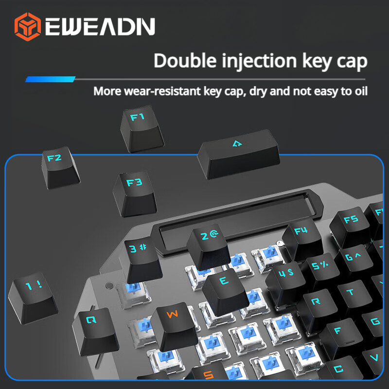 لوحة مفاتيح ميكانيكية EWEADN T - مراجعة Keyboard Gaming Mac وسعره