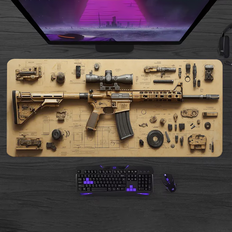 لوحة ماوس ألعاب ناعمة قابلة لل - مراجعة Gaming Keyboard And Mouse Pad وسعره