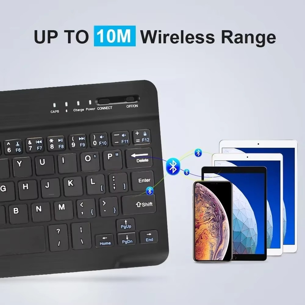 لوحة مفاتيح بلوتوث 5.0 لاسلكية - مراجعة Gaming Keyboard Bluetooth وسعره