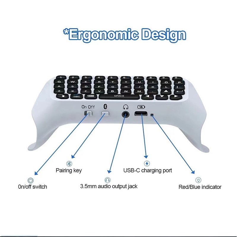 لوحة مفاتيح بلوتوث لاسلكية للب - مراجعة Gaming Keyboard Bluetooth وسعره
