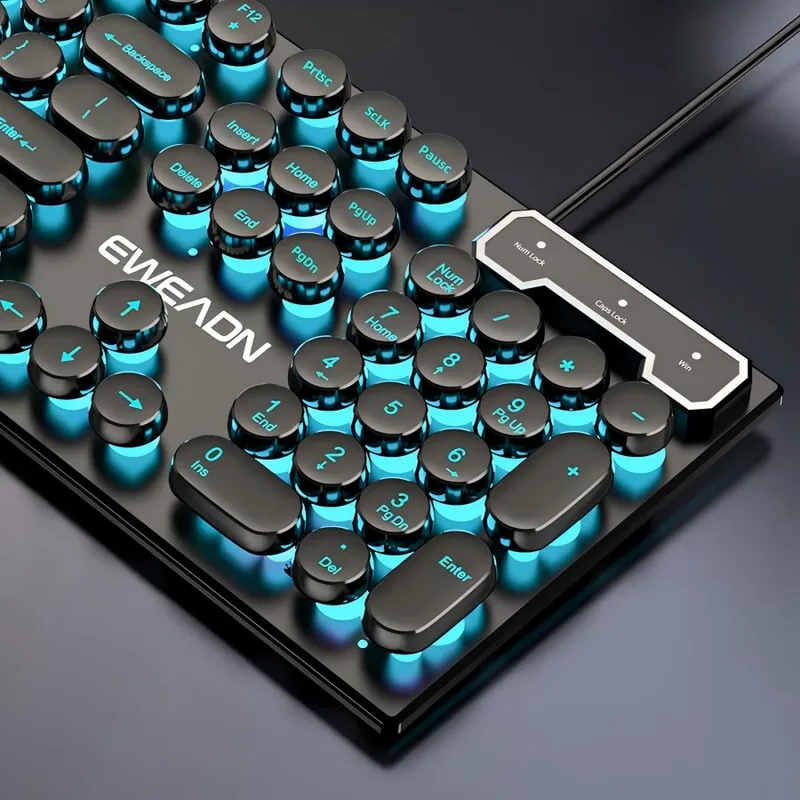 مجموعة لوحة مفاتيح وماوس بتصمي - مراجعة Gaming Keyboard No Rgb وسعره