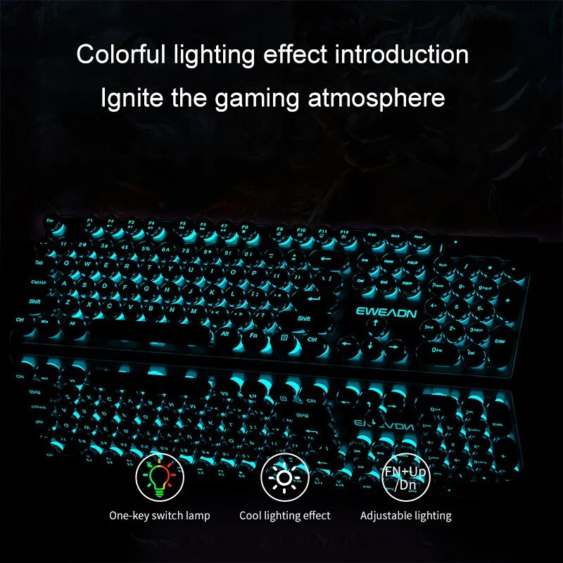 مجموعة لوحة مفاتيح وماوس بتصمي - مراجعة Gaming Keyboard No Rgb وسعره