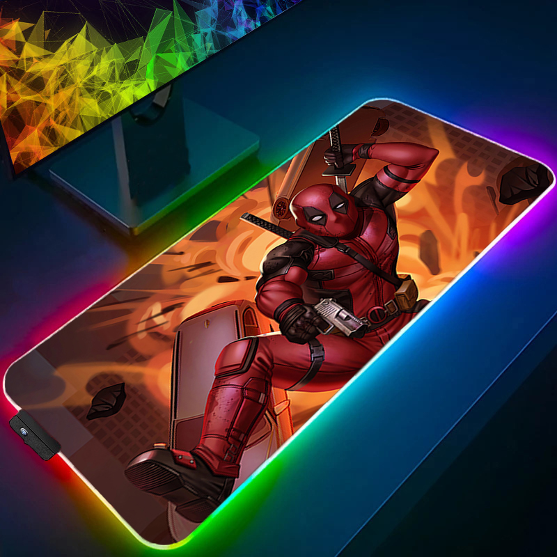 لوحة ماوس LED للألعاب بإضاءة خ - مراجعة Gaming Keyboard Noise وسعره