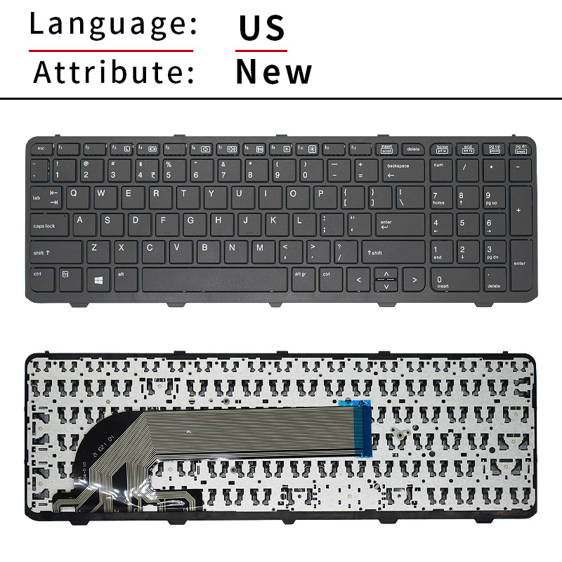 لوحة مفاتيح SP/US/روسية جديدة  - مراجعة Gaming Keyboard Hp وسعره