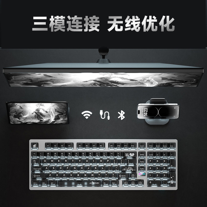لوحة مفاتيح ميكانيكية لاسلكية  - مراجعة Gaming Keyboard Bluetooth وسعره