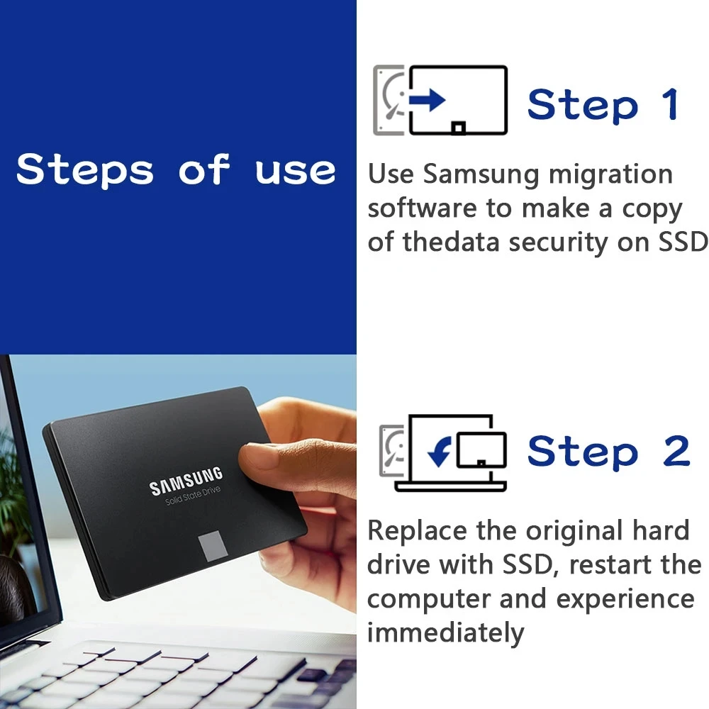 قرص صلب داخلي من سامسونج SSD 8 - مراجعة Samsung Ssd Evo 870 وسعره