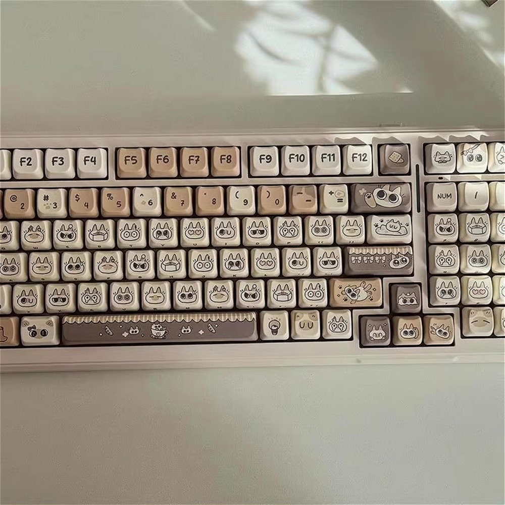 لطيف القط Keycap MAO الملف الش - مراجعة Gaming Keyboard Tkl وسعره