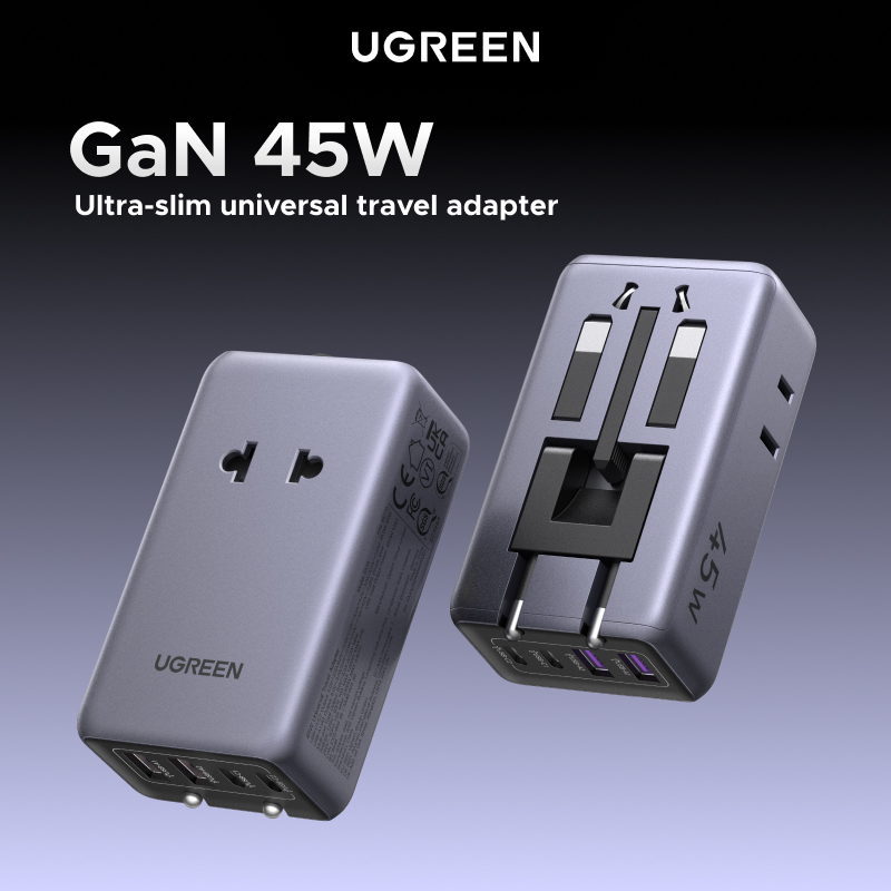 محول طاقة UGREEN GaN بقوة 45 و - مراجعة Gaming Keyboard Type C وسعره