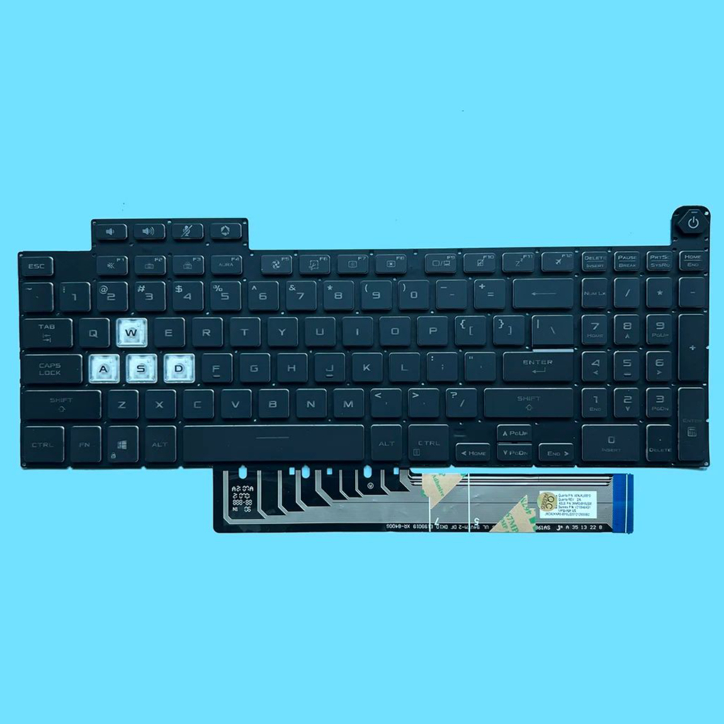 لوحة مفاتيح الكمبيوتر المحمول  - مراجعة Gaming Keyboard Asus وسعره