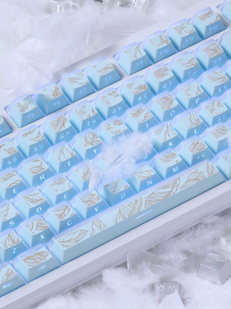 أغطية مفاتيح بنمط الريش 97 مفت - مراجعة Gaming Keyboard Tkl وسعره