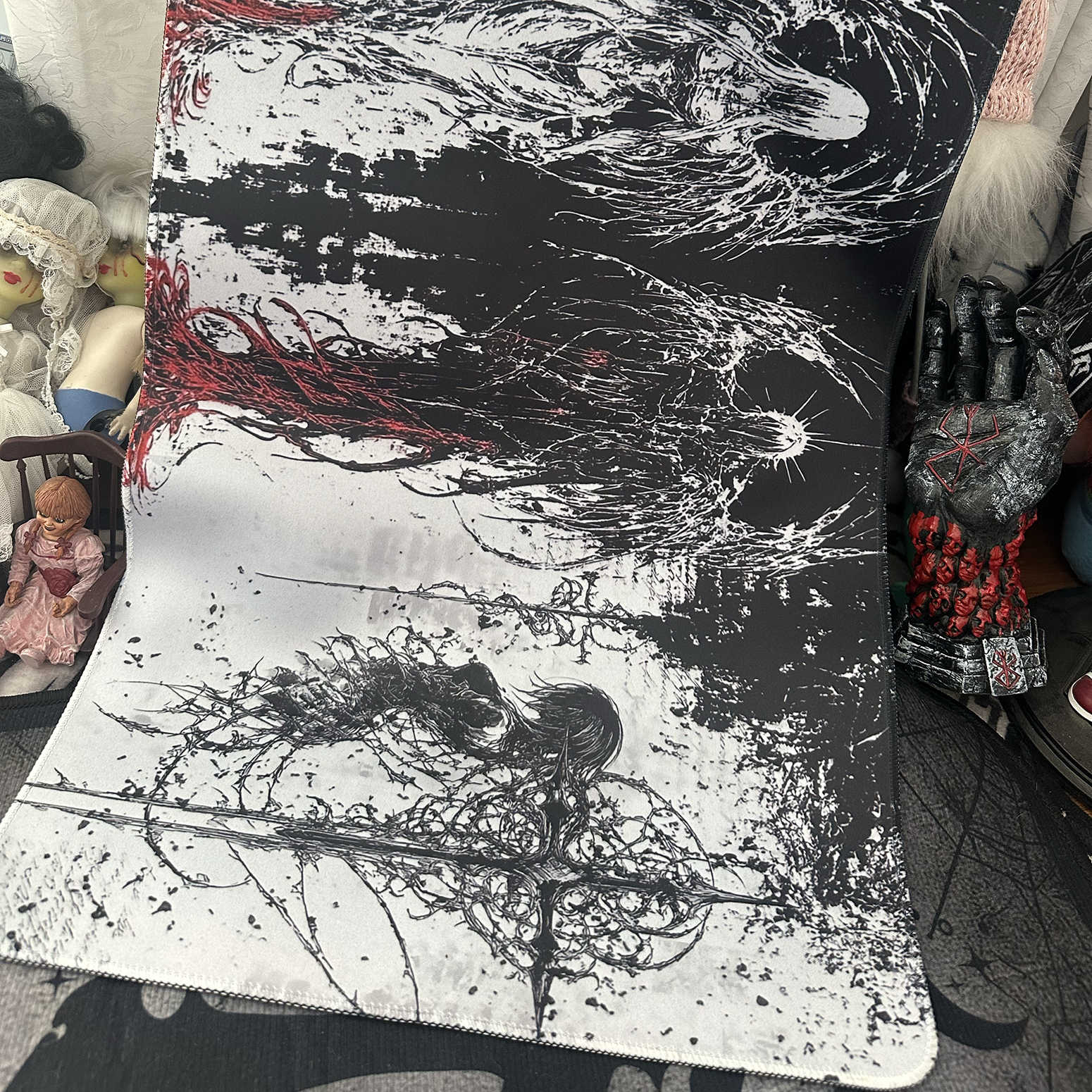 لوحة ماوس مطاطية كبيرة الحجم م - مراجعة Gaming Keyboard And Mouse Pad وسعره