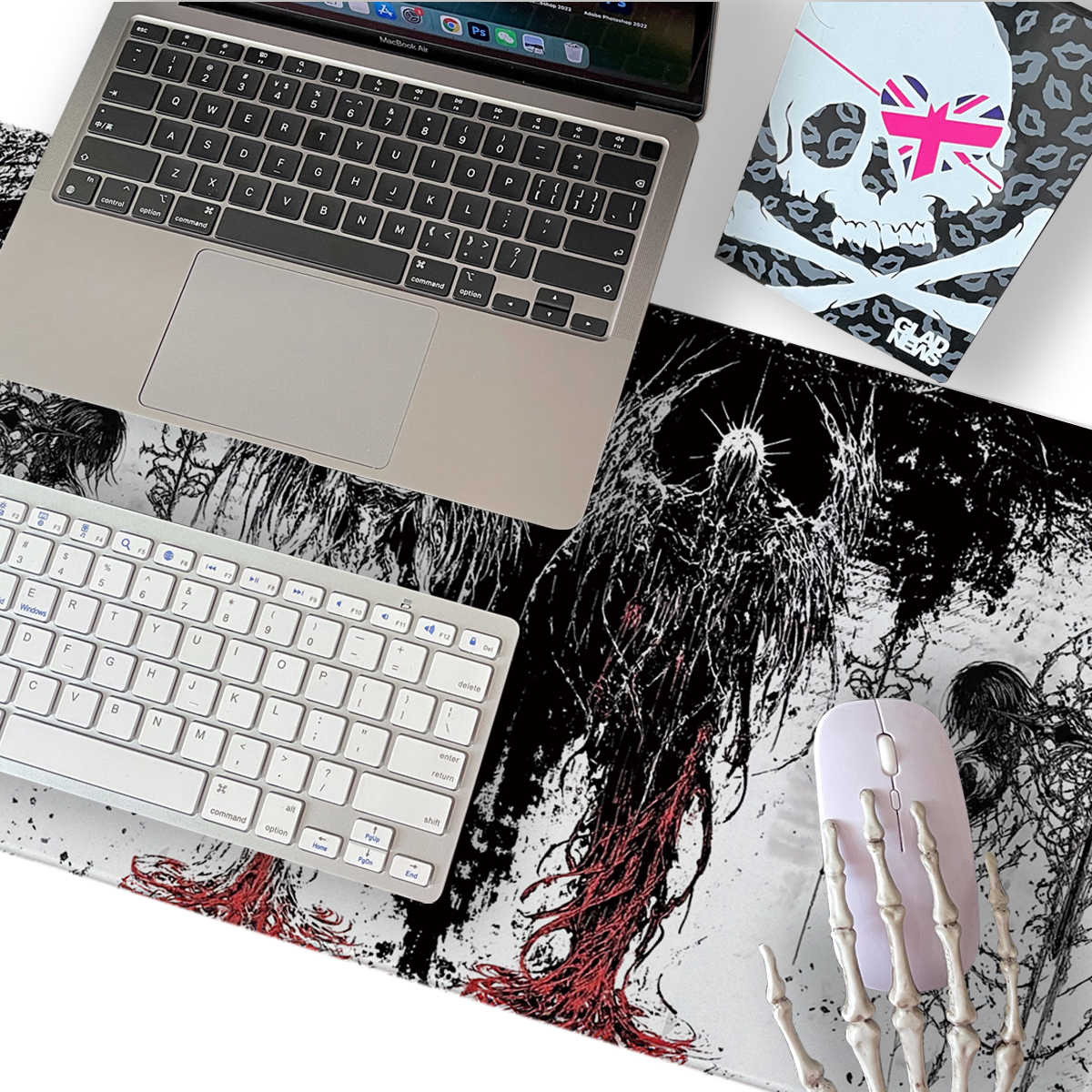 لوحة ماوس مطاطية كبيرة الحجم م - مراجعة Gaming Keyboard And Mouse Pad وسعره