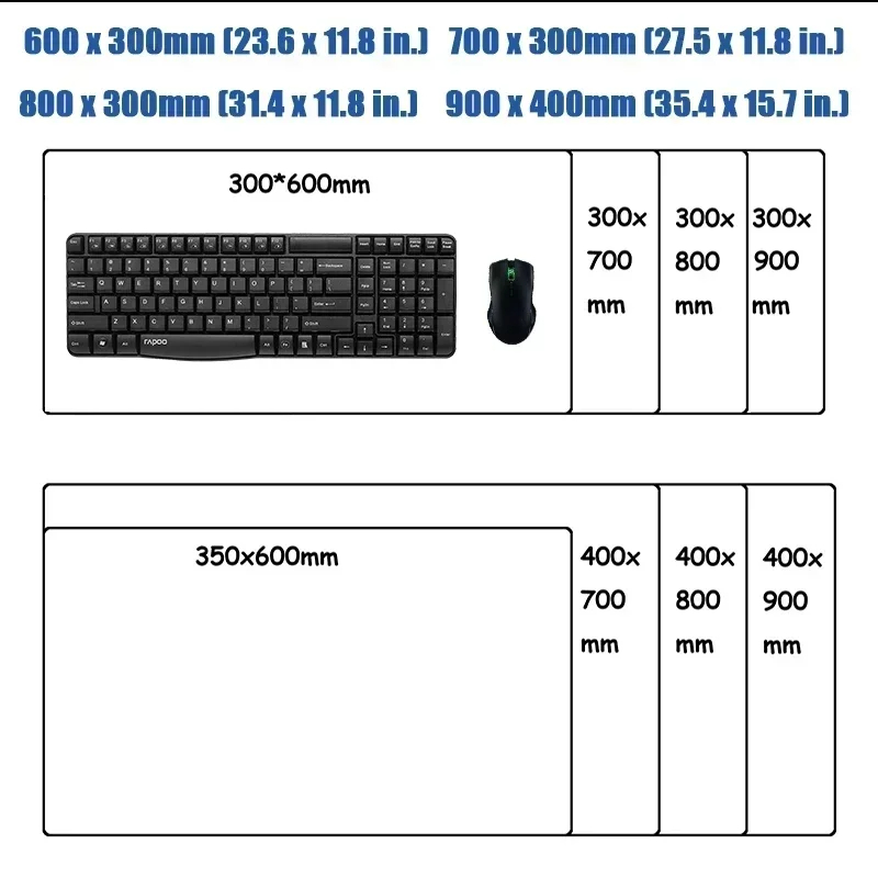 لوحة ماوس مخصصة الطباعة، سجادة - مراجعة Gaming Keyboard And Mouse Pad وسعره