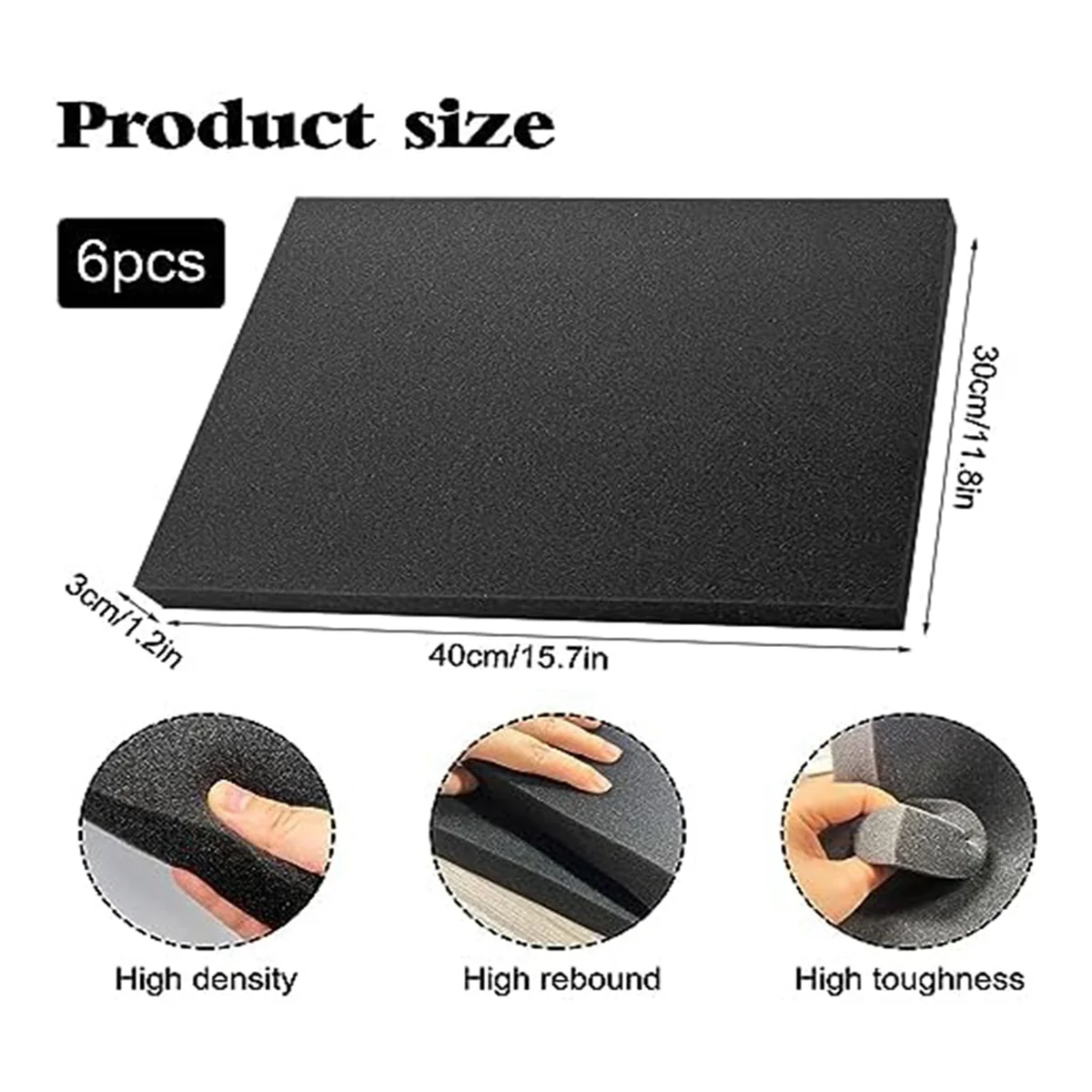 6 قطع من ألواح الفوم البولي يو - مراجعة Polyurethane Foam Sheet وسعره