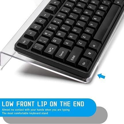 حامل لوحة مفاتيح أكريليك شفاف  - مراجعة Gaming Keyboard Ergonomics وسعره