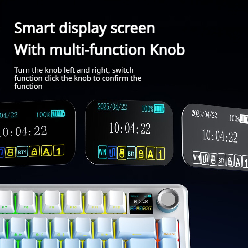 لوحة مفاتيح ميكانيكية AULA F75 - مراجعة Keyboard Gaming Mac وسعره