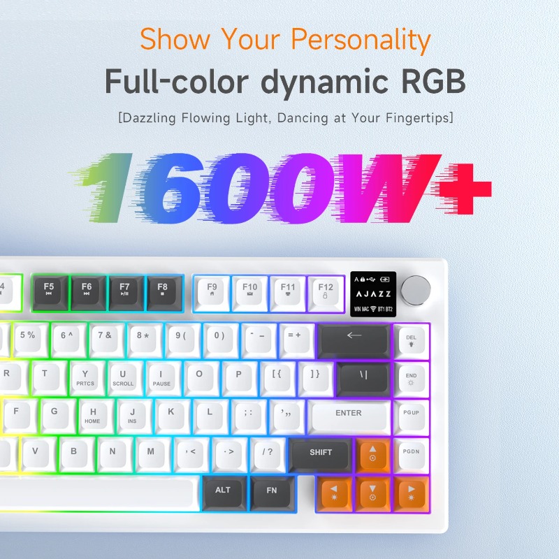 لوحة مفاتيح AJAZZ AF82 ثلاثية  - مراجعة Keyboard Gaming Mac وسعره