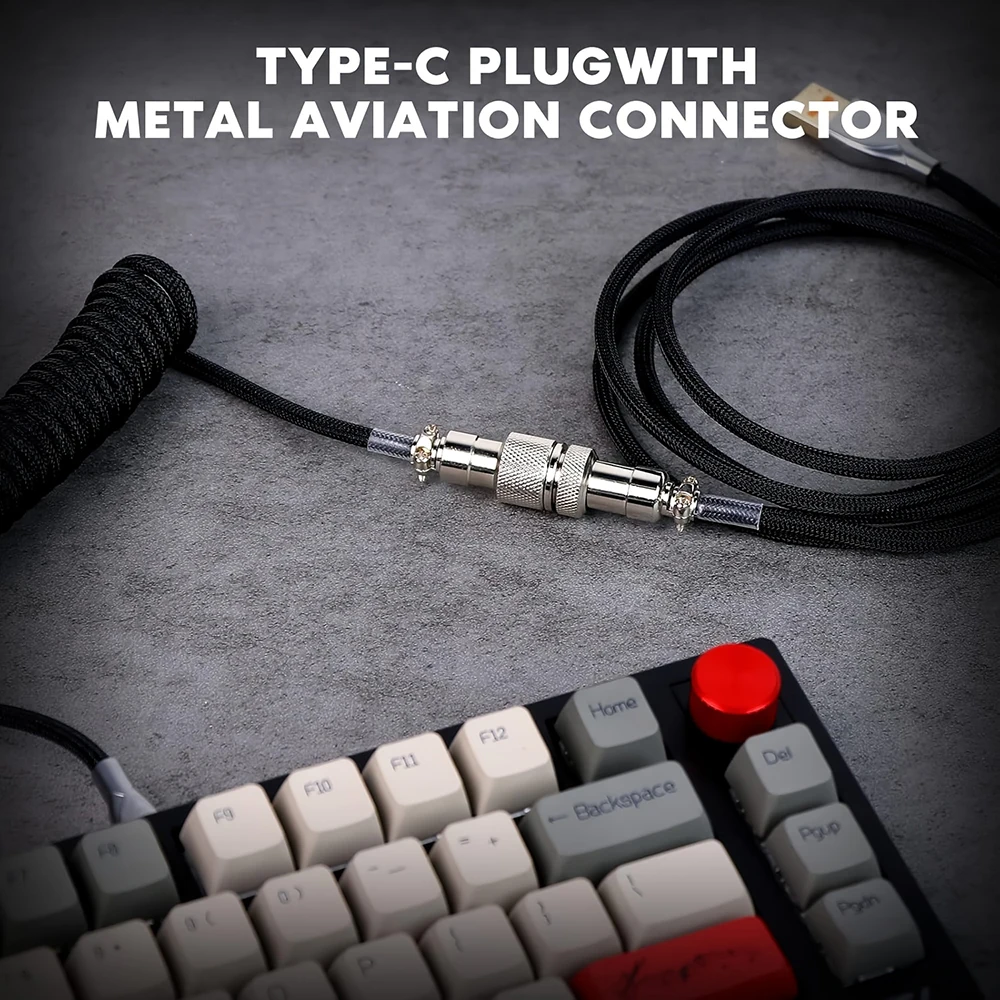 كابل لوحة مفاتيح ملفوف بطول 1. - مراجعة Coiled Usb Cable وسعره
