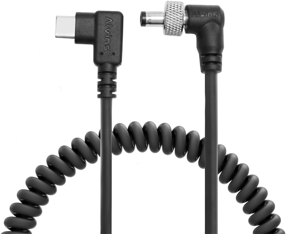 كابلات ألفين PD USB-C Type-C إ - مراجعة Coiled Usb Cable وسعره