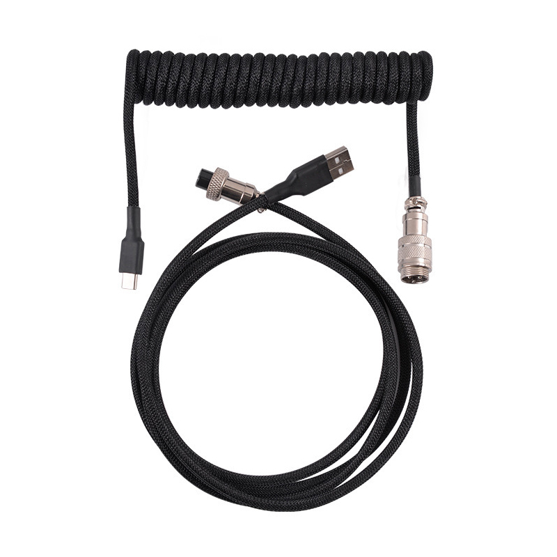 نوع C لوحة المفاتيح الميكانيكي - مراجعة Coiled Usb Cable وسعره